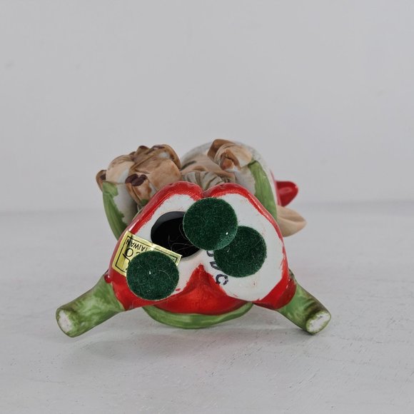 Vintage Homco Elf Making a Train Holding Hammer Figurine #5406 - Picture 8 of 8